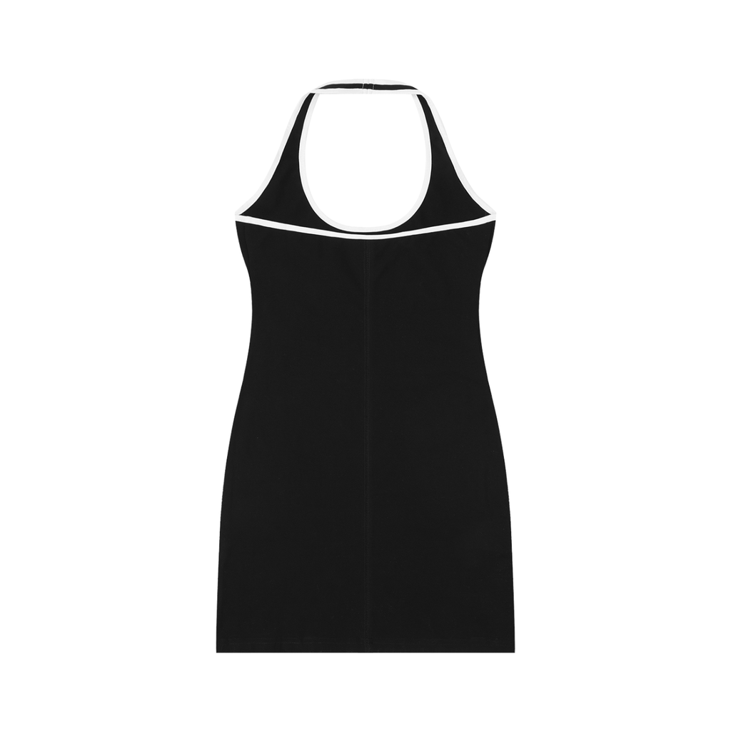 ICIA Body Halter Dress - BLACK